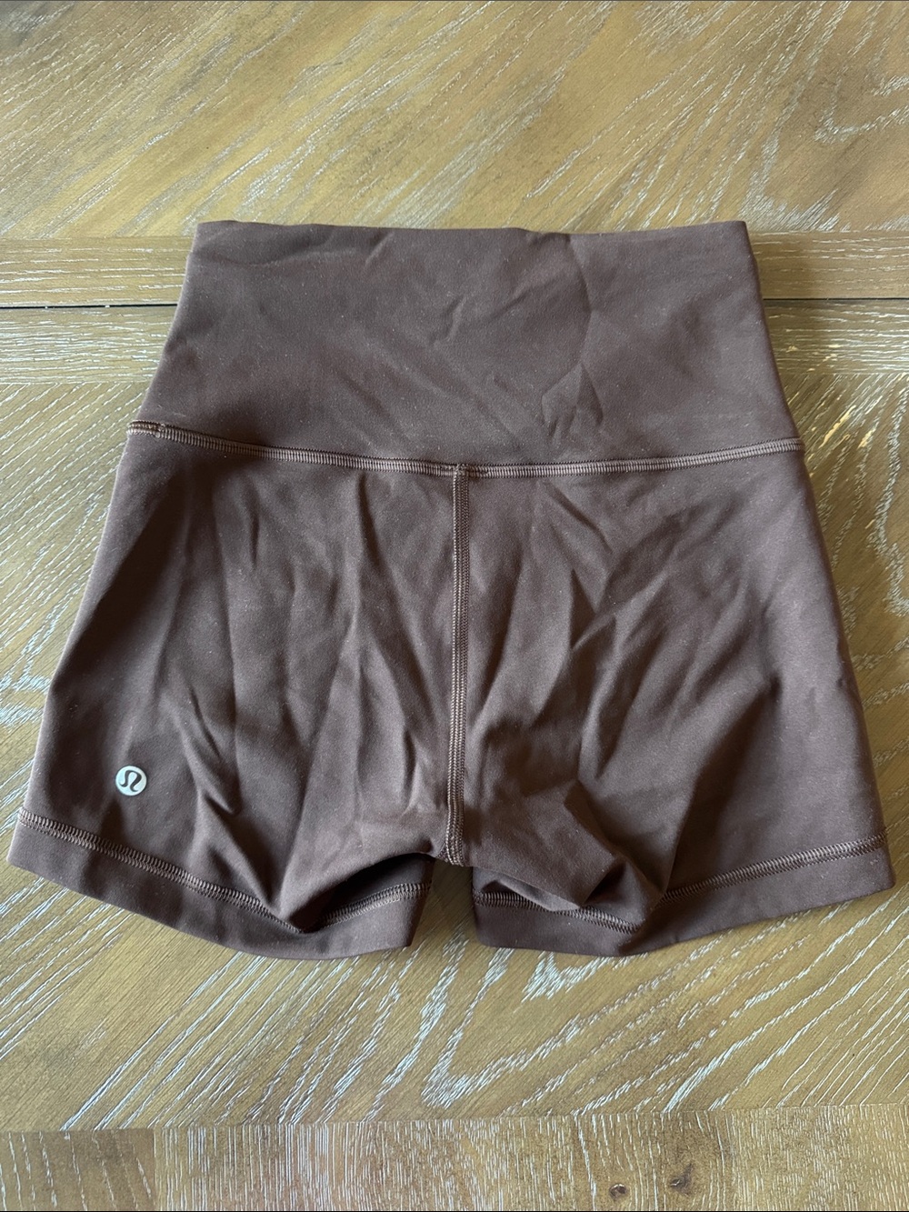 lululemon athletica High-Rise Brown Bike Shorts